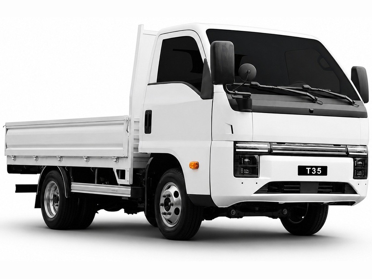 BYD T35 Electric Light-Duty — BYD electric light truck, 3.7-tonne light-duty electric truck with 367 km range, 62.36 kWh battery and a 10 ft box body.