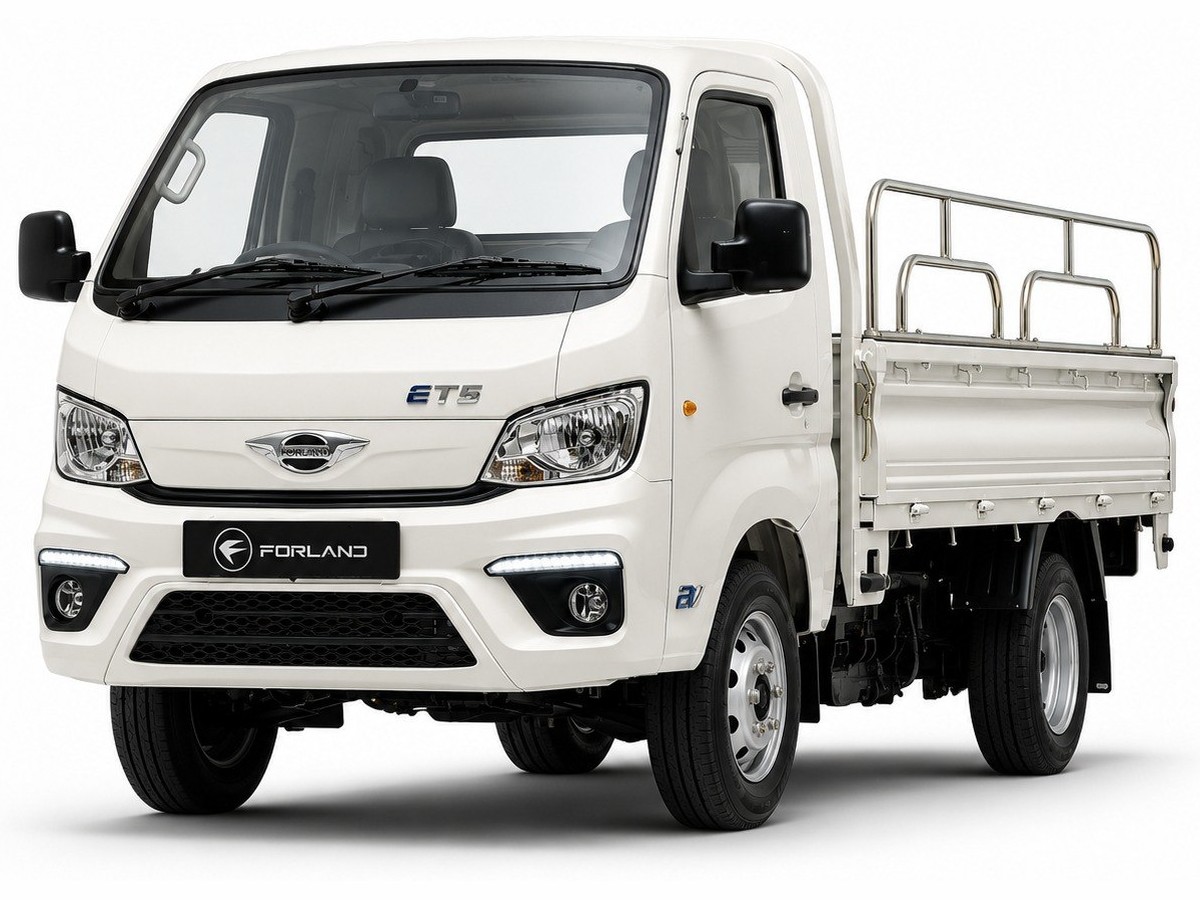 Forland ET5 — Forland electric pickup, Light-duty electric pickup — up to 400 km ECO range, 53.58 kWh battery, 2.6 t GVW.