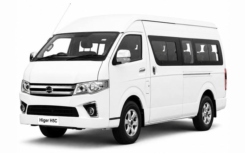 Higer EV H5C — electric passenger van available in Singapore