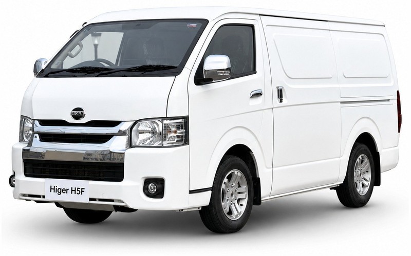 Higer EV H5F — electric passenger van available in Singapore