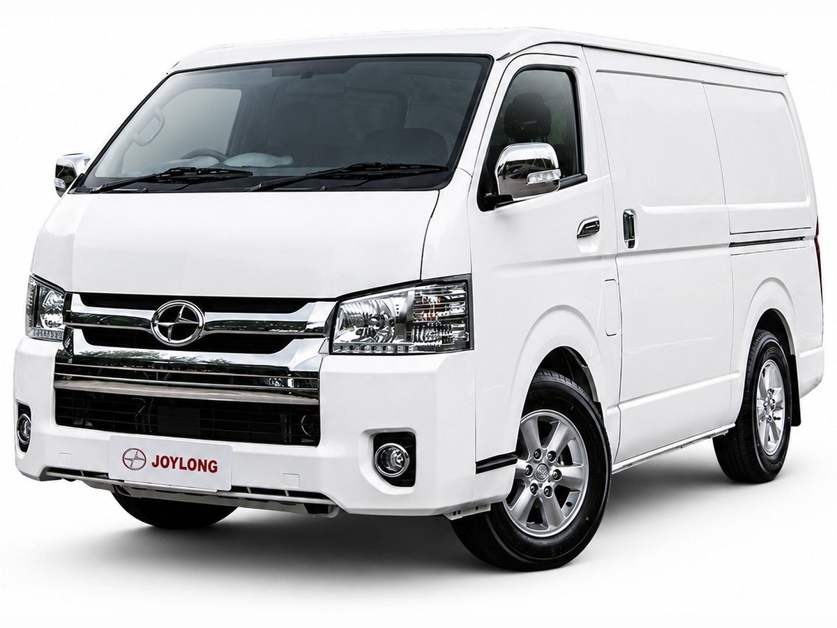 Joylong EW4 — Joylong electric commercial van, Cargo or 13-seat minibus variant — 365 km WLTP range, 86.1 kWh battery, 100 kW.