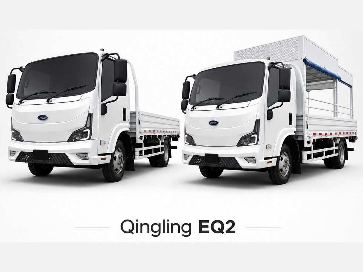 Qingling EQ2 — Qingling electric commercial van, Light commercial EV — 515 km range, 100.46 kWh battery, 167 kW / 420 Nm.